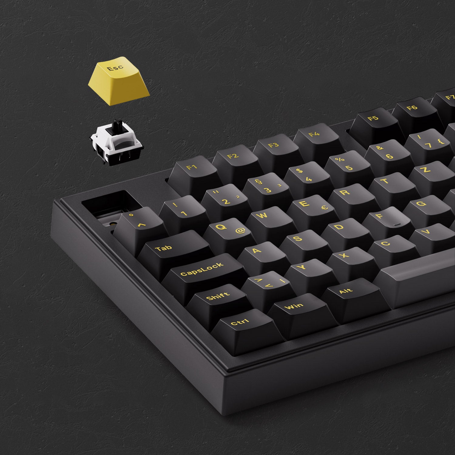 5098B Mechanical Keyboard with Screen 5 pin Hot Swappable