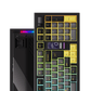 5098B Mechanical Keyboard with Screen Black Gold ISO