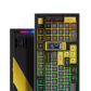 5098B Mechanical Keyboard with Screen Black Gold ANSI