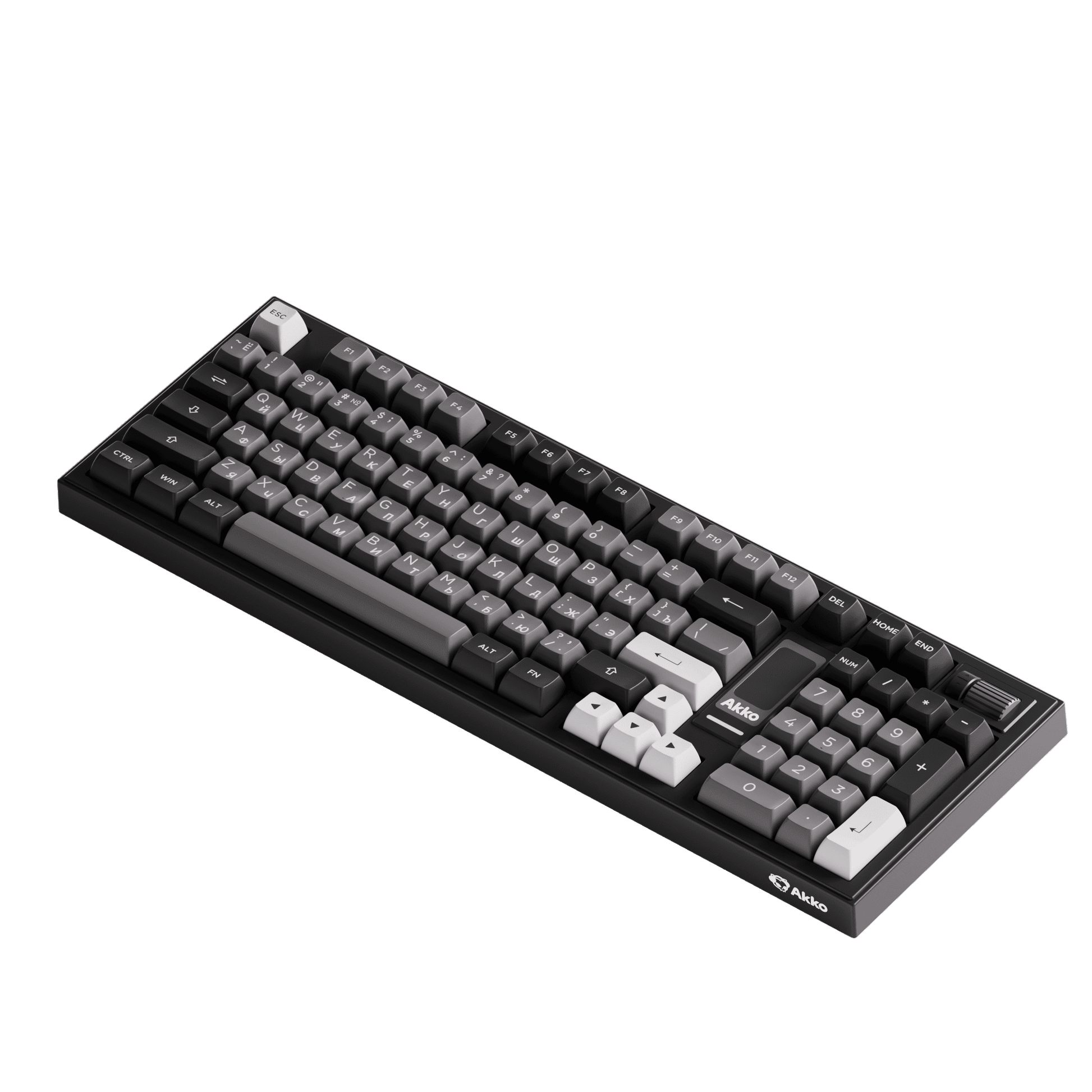 Akko 5098B Cyrillic Keyboard Left Side