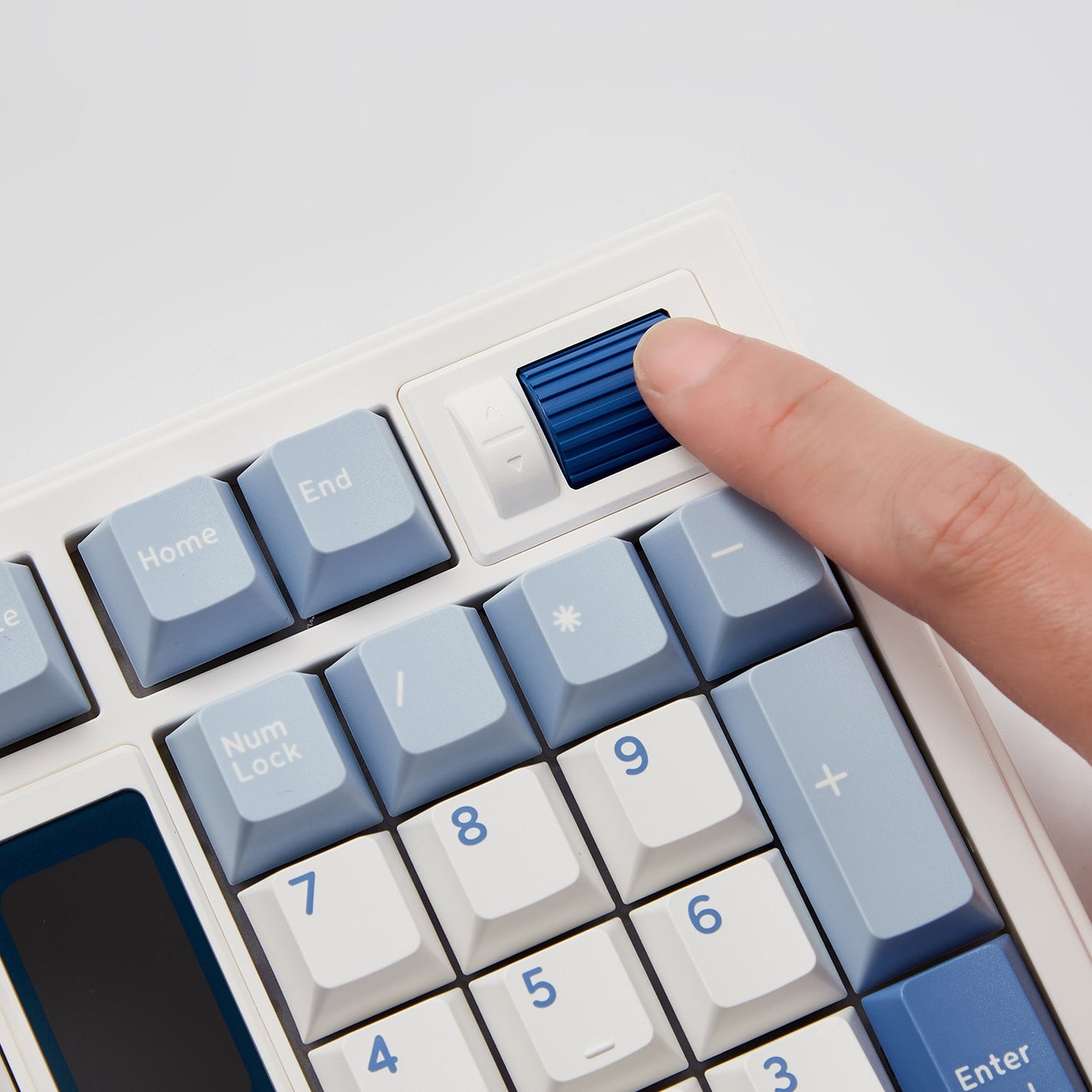 Akko 5098B Glacier Mechanical Keyboard Knob Details