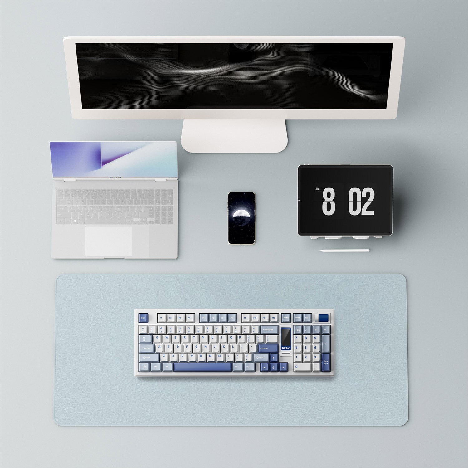 Akko 5098B Glacier Mechanical Keyboard Multi-Mode