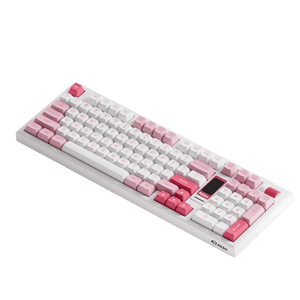 5098B Mechanical Keyboard with Screen Prunus Lannesiana Theme Keycap Details