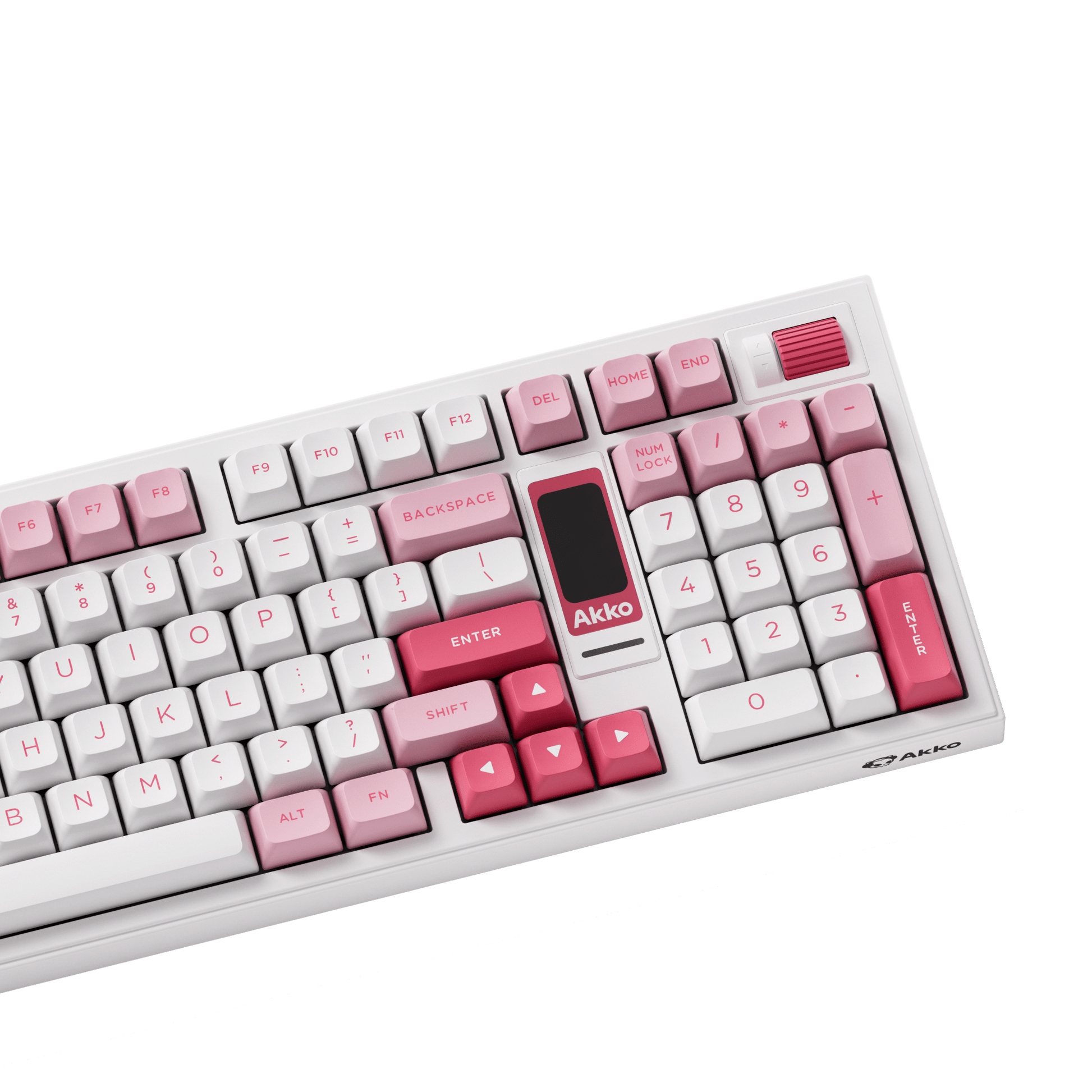 5098B Mechanical Keyboard with Screen Prunus Lannesiana Theme Screen Details