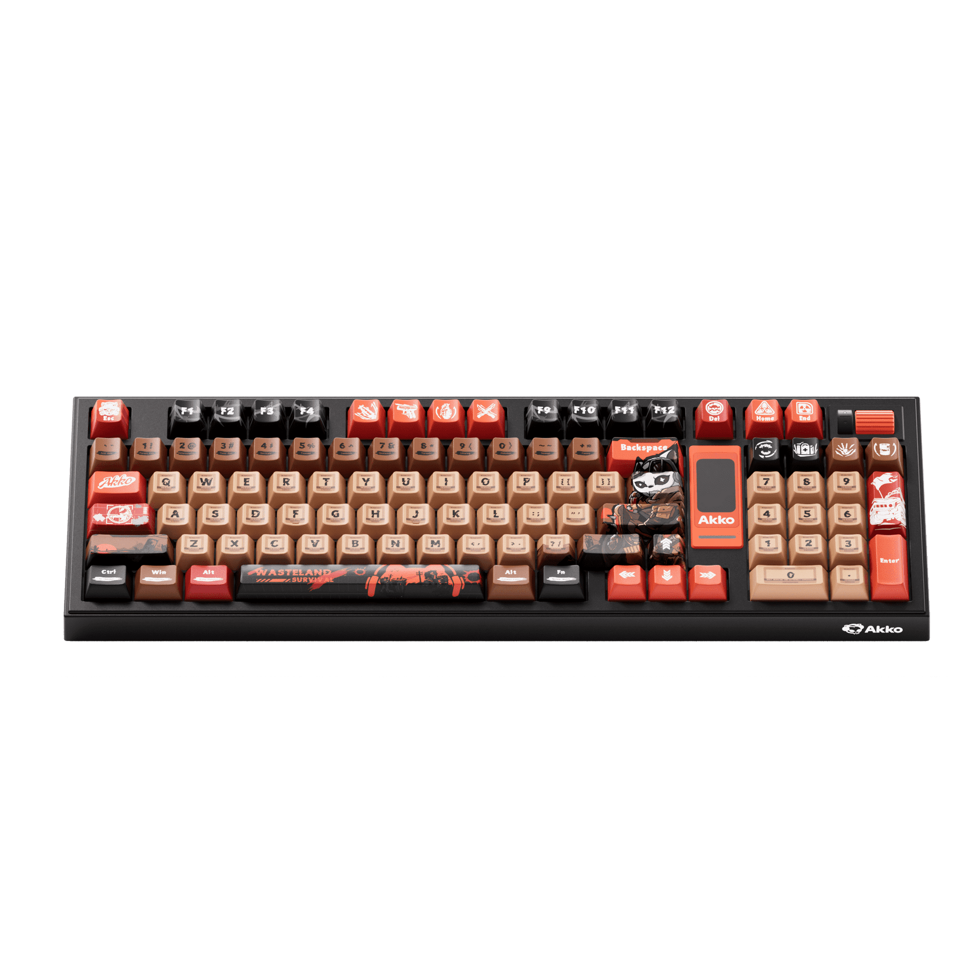 5098B Mechanical Keyboard with Screen Wasteland Survival Theme