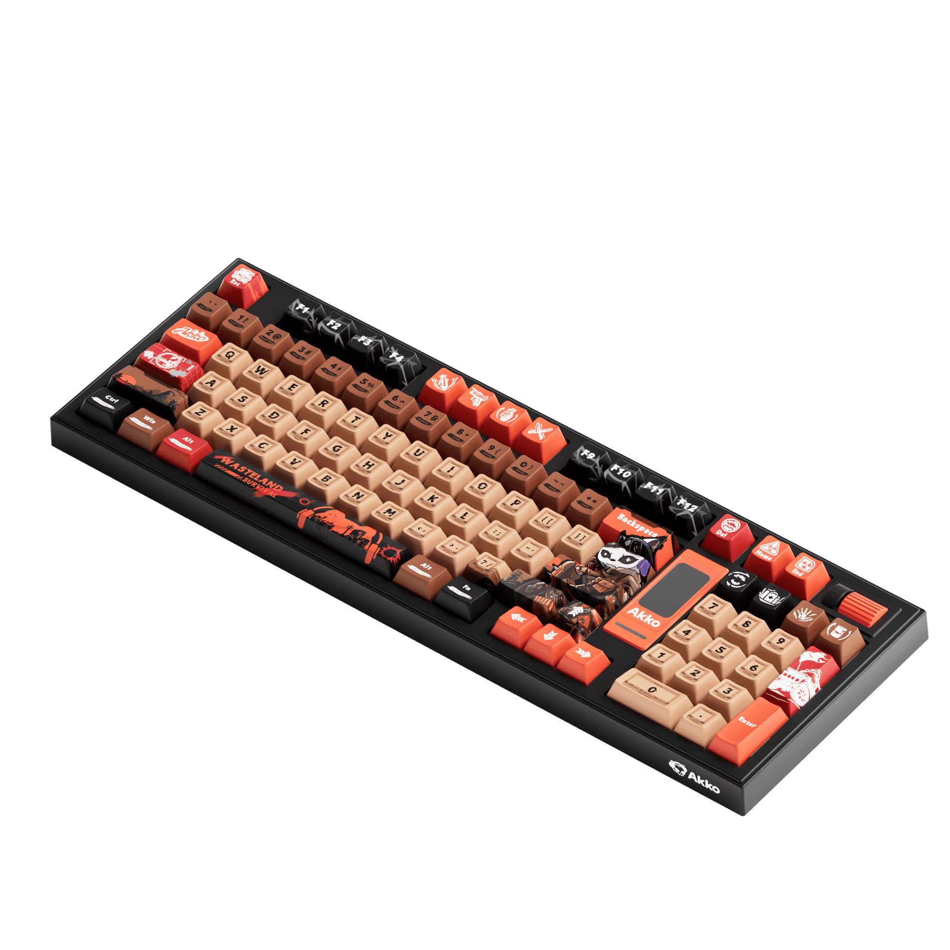 5098B Mechanical Keyboard with Screen Wasteland Survival Theme Details