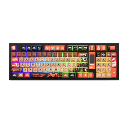 5098B Mechanical Keyboard with Screen Wasteland Survival Theme