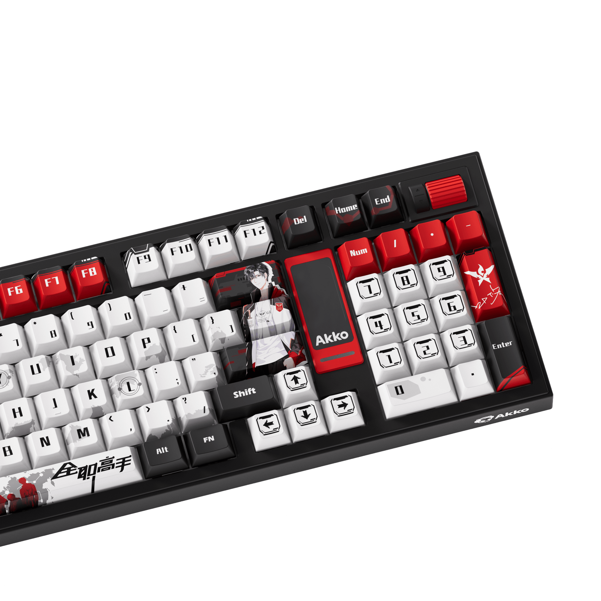 5098B Mechanical Keyboard with Screen YEXIU Theme Keycaps Details