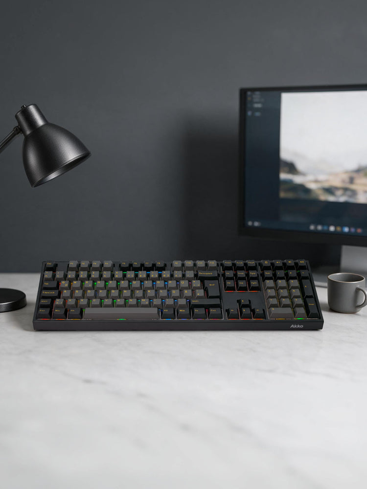 Akko Black Gold 5108 V5 ISO DE Mechanical Keyboard