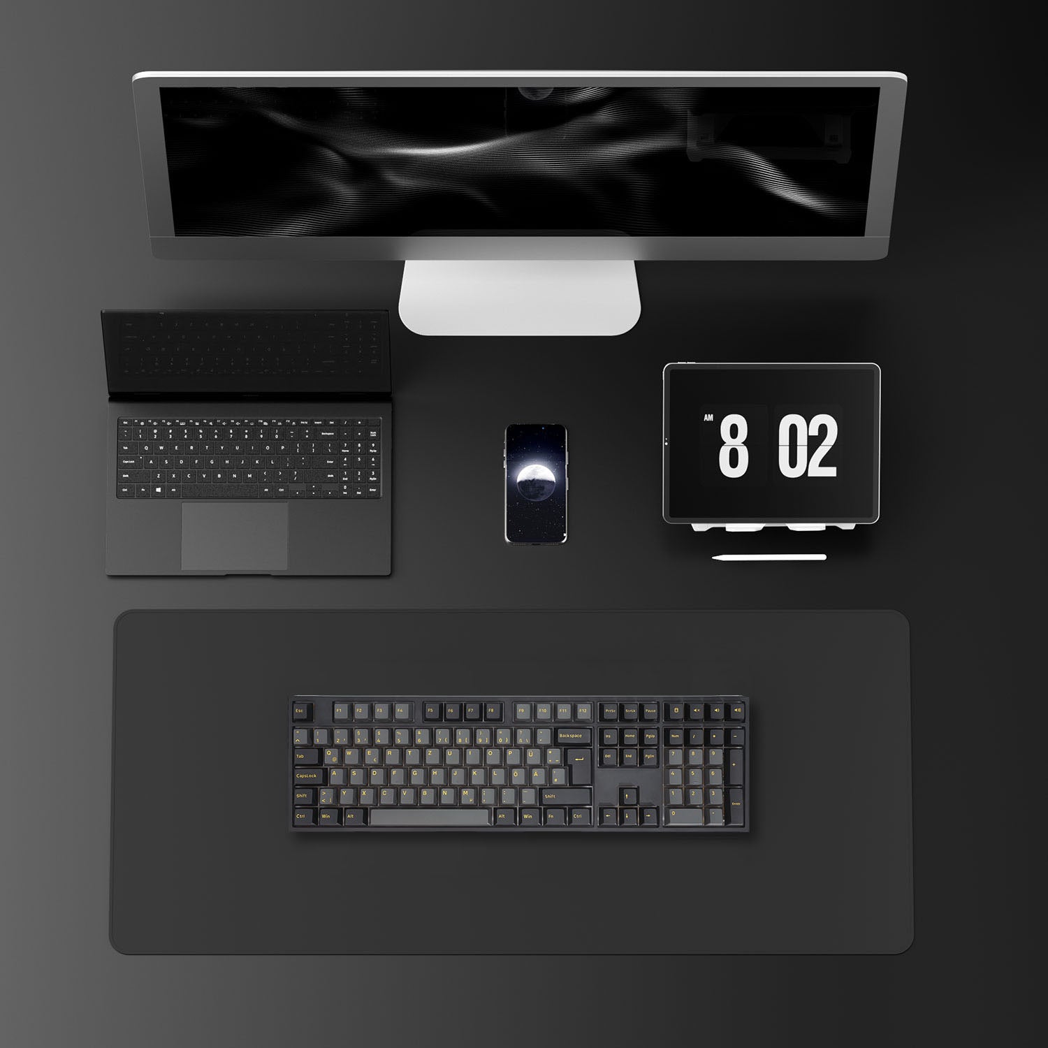 Akko Black Gold 5108 V5 ISO DE Mechanical Keyboard Tri-mode