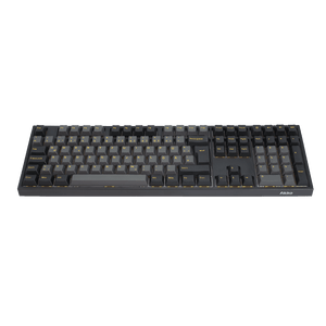 Akko Black & Gold 5108 V5 ISO Mechanical Keyboard Front View