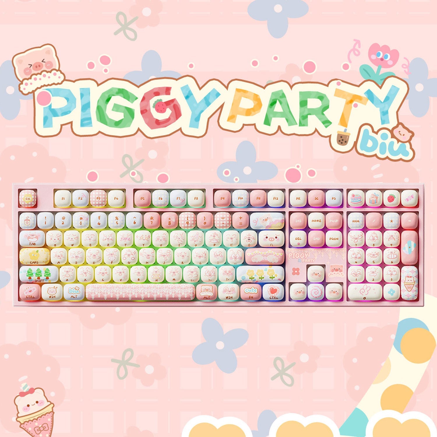 Akko Piggy Party 5108 V5 Mechanical Keyboard