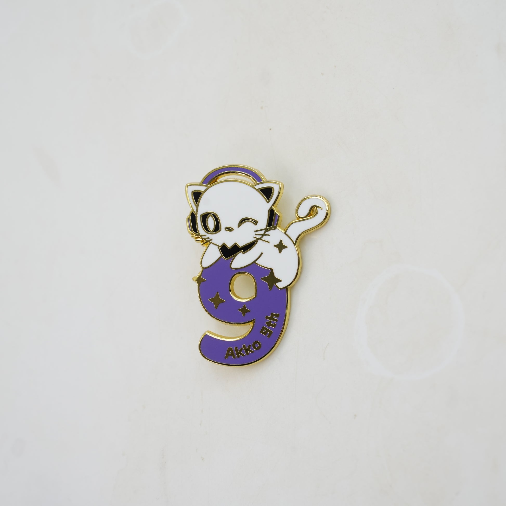 Akko 9th Anniversary Badge Front Details