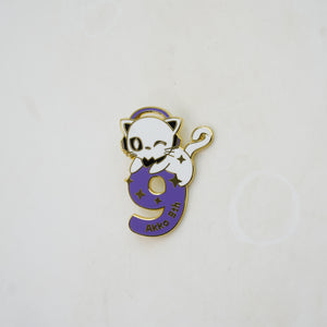 Akko 9th Anniversary Badge Front Details