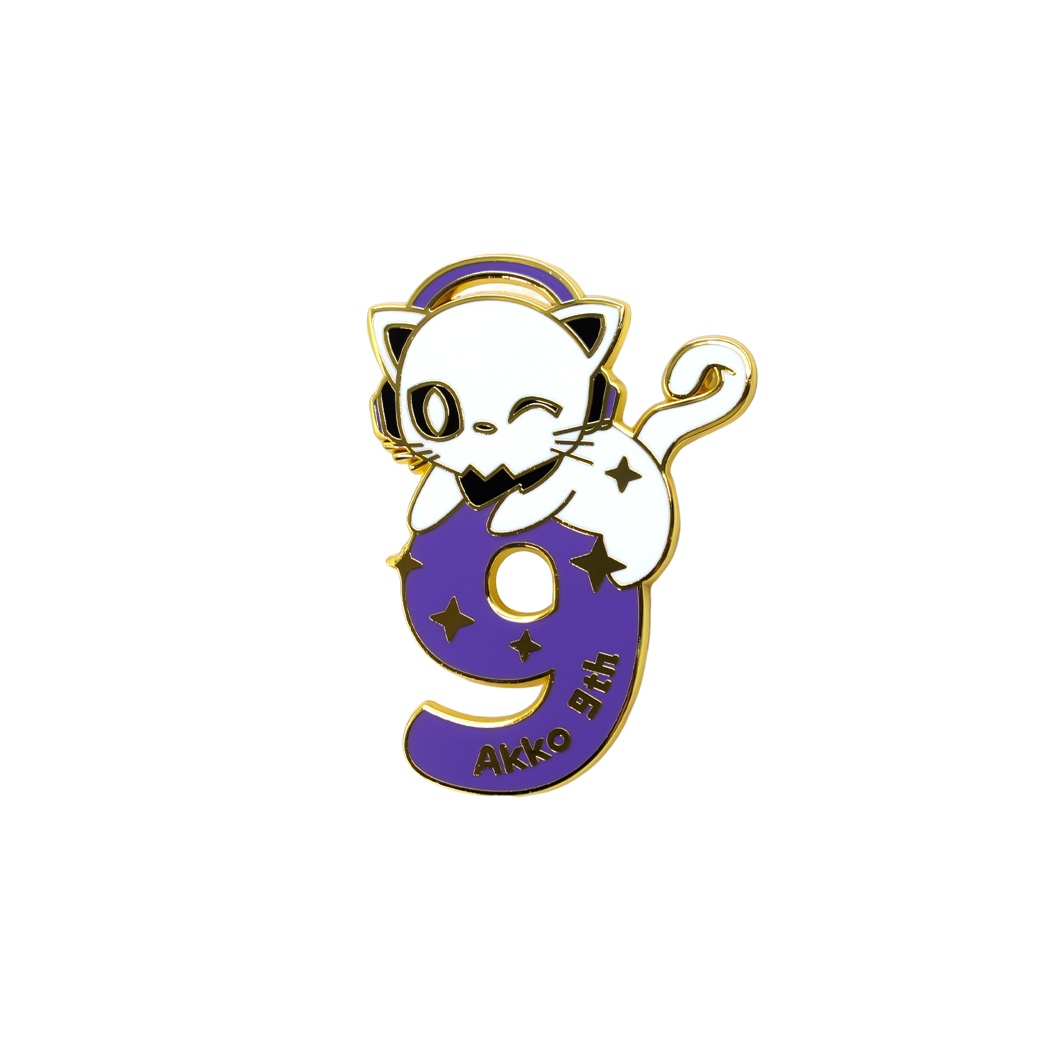 Akko 9th Anniversary Badge Front Details