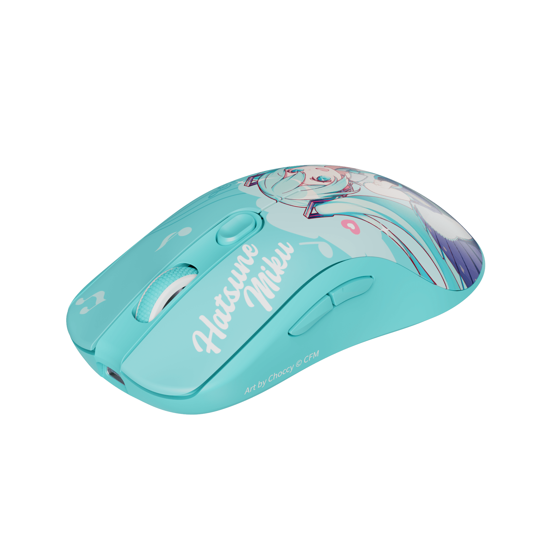 AG ONE 3950 Hatsune Miku Gaming Mouse Side Details