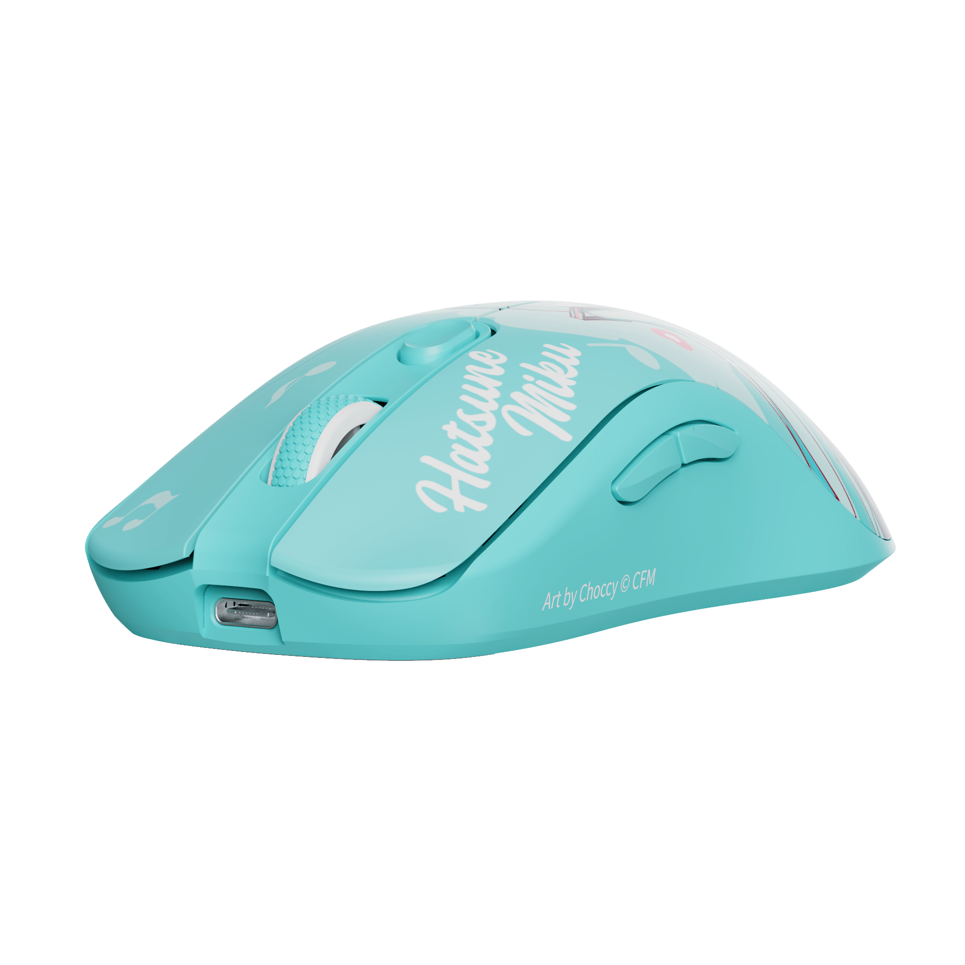 AG ONE 3950 Hatsune Miku Gaming Mouse Side Details