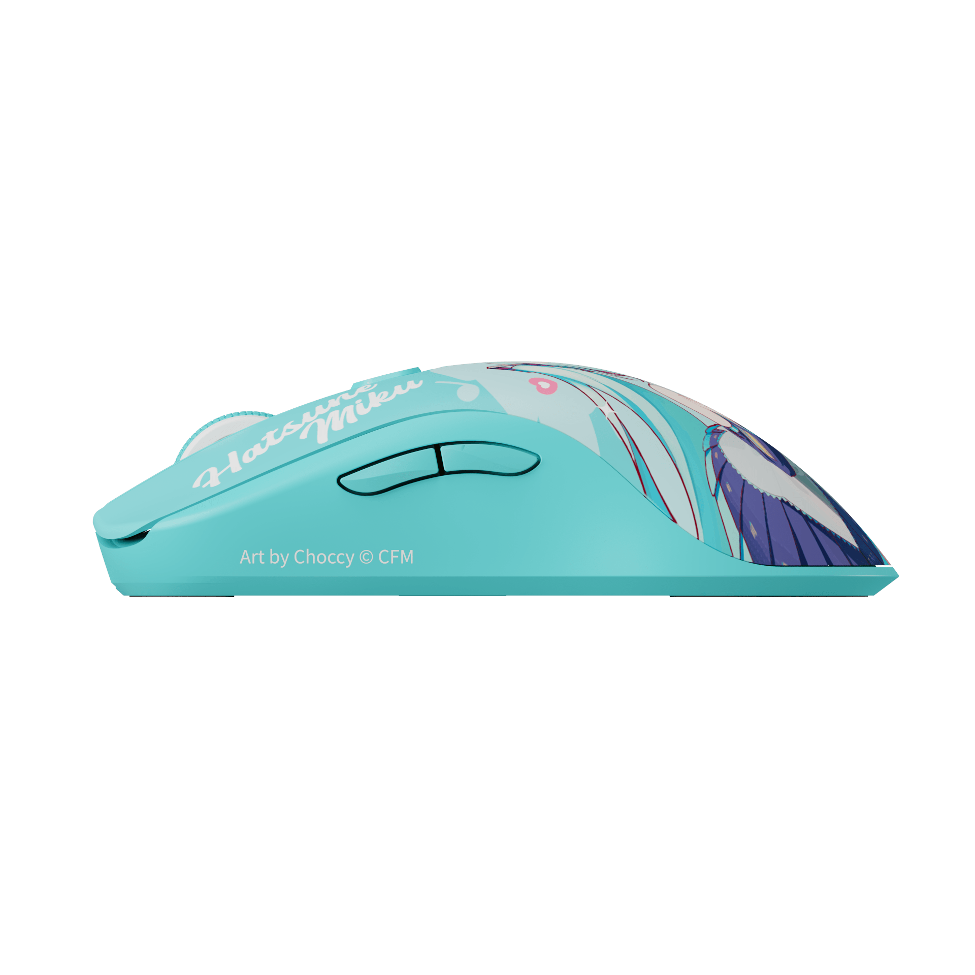 AG ONE 3950 Hatsune Miku Gaming Mouse Side Details