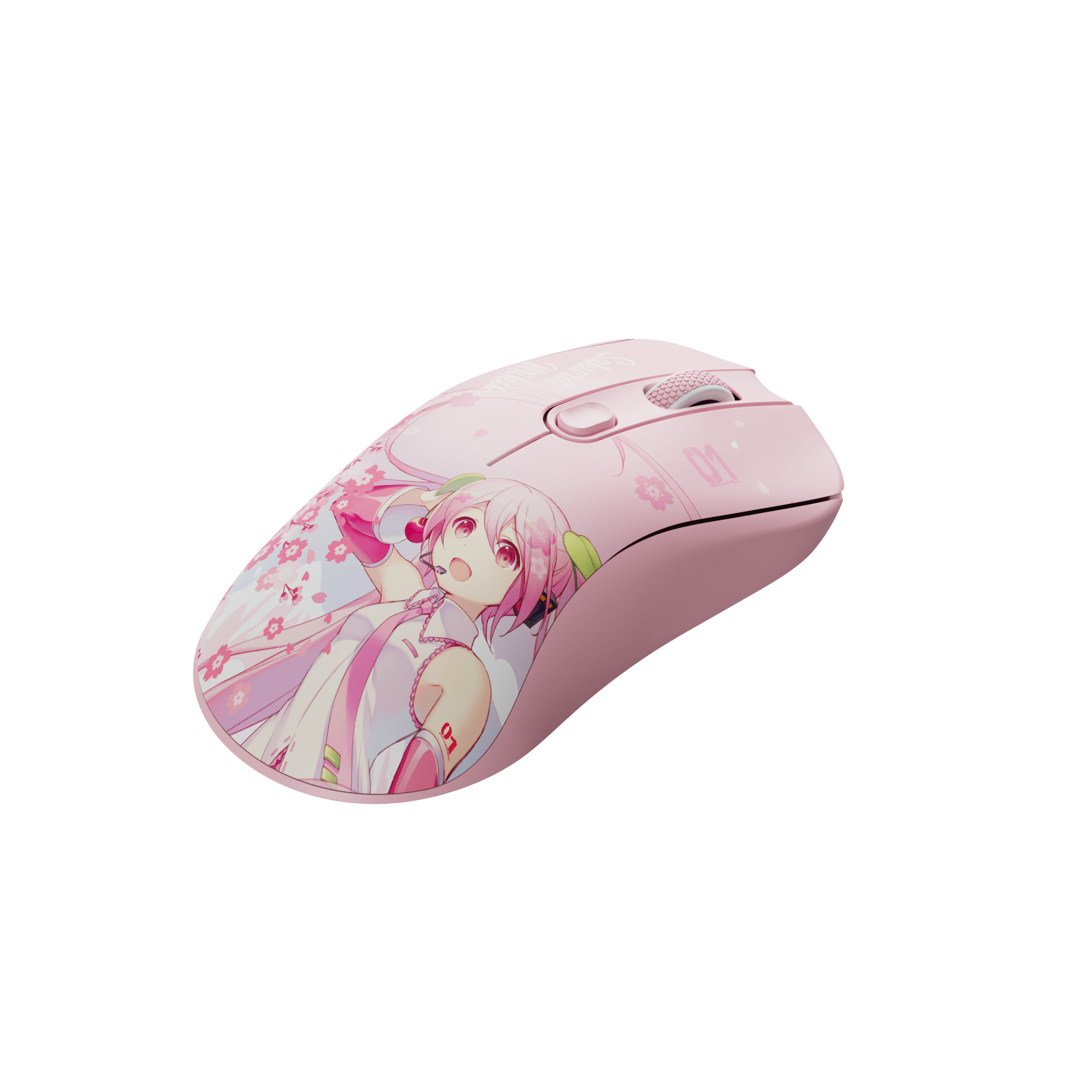 AG ONE 3950 Hatsune Miku Gaming Mouse Side details