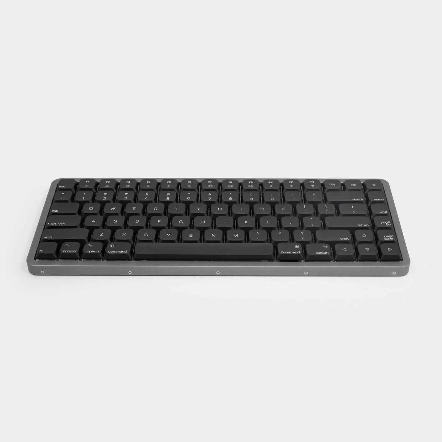 Akko Air 01 Low Profile Mechanical Keyboard Gray Front Side