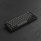 Black & Gold 3068B Plus ISO DE Keyboard Left Side Details