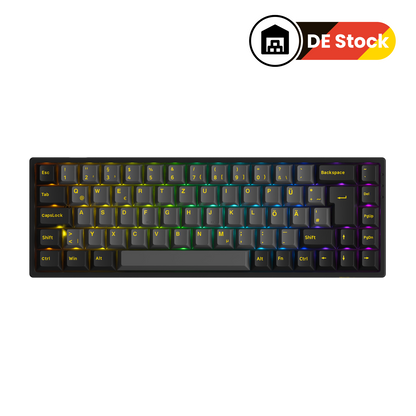 Black & Gold 3068B Plus ISO DE - Akko V3 Cream Yellow Pro