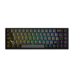Black & Gold 3068B Plus ISO DE Keyboard with RGB on