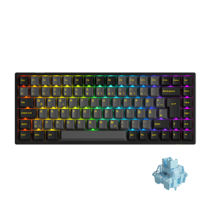 Black & Gold 3084B Plus ISO-DE - Akko V3 Cream Blue Pro