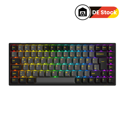 Black & Gold 3084B Plus ISO-DE - Akko V3 Cream Yellow Pro