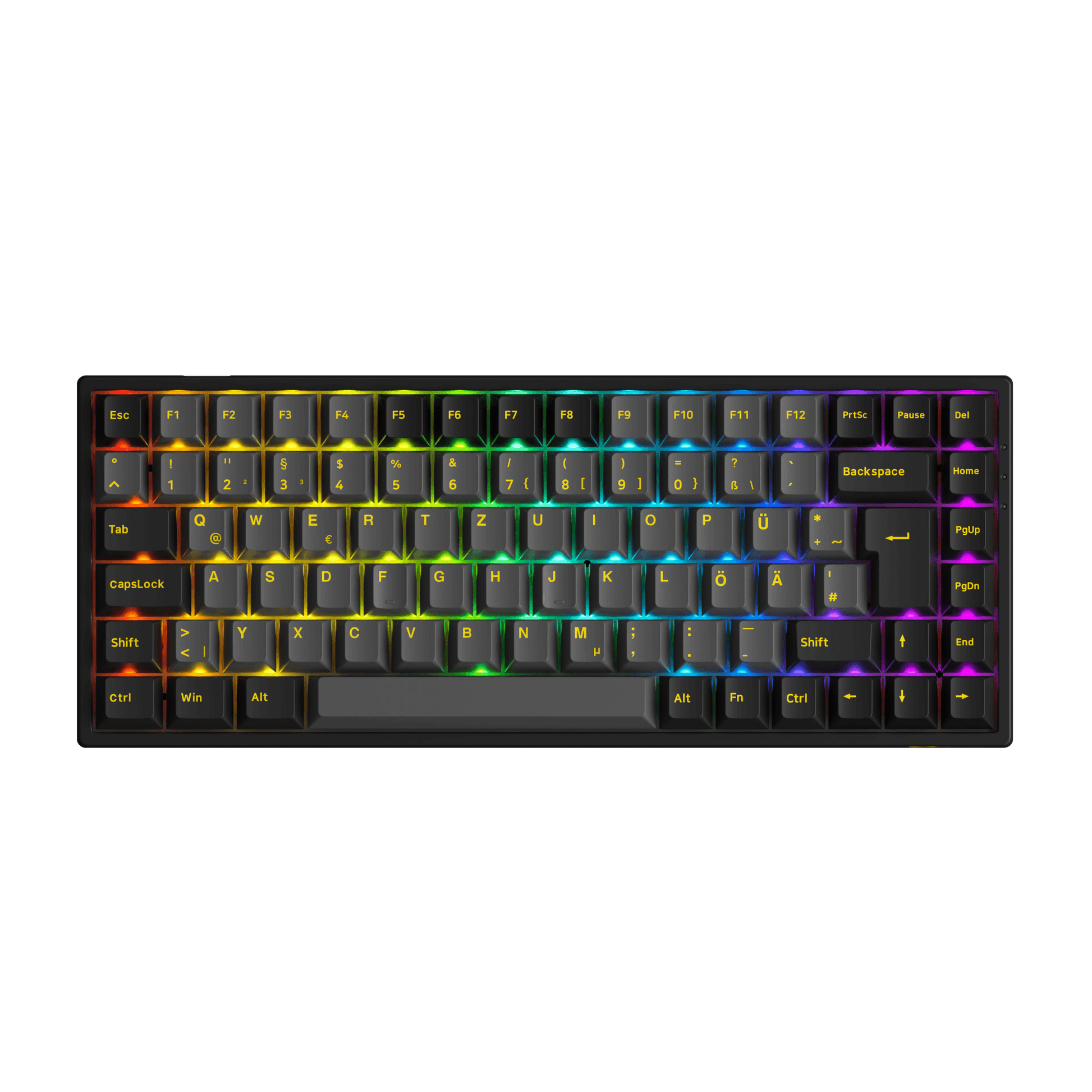 Black & Gold 3084B Plus ISO DE Keyboard