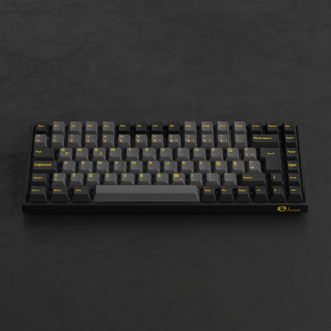 Black & Gold 3084B Plus ISO DE Keybaord Front Side