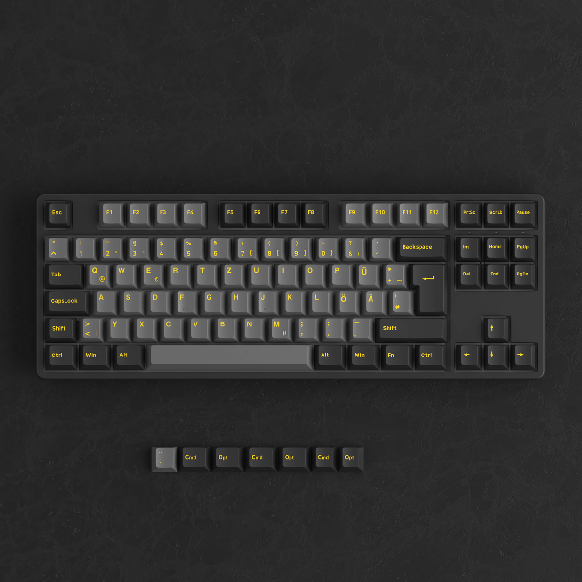 Akko Black Gold 5087S ISO DE Additional Keys