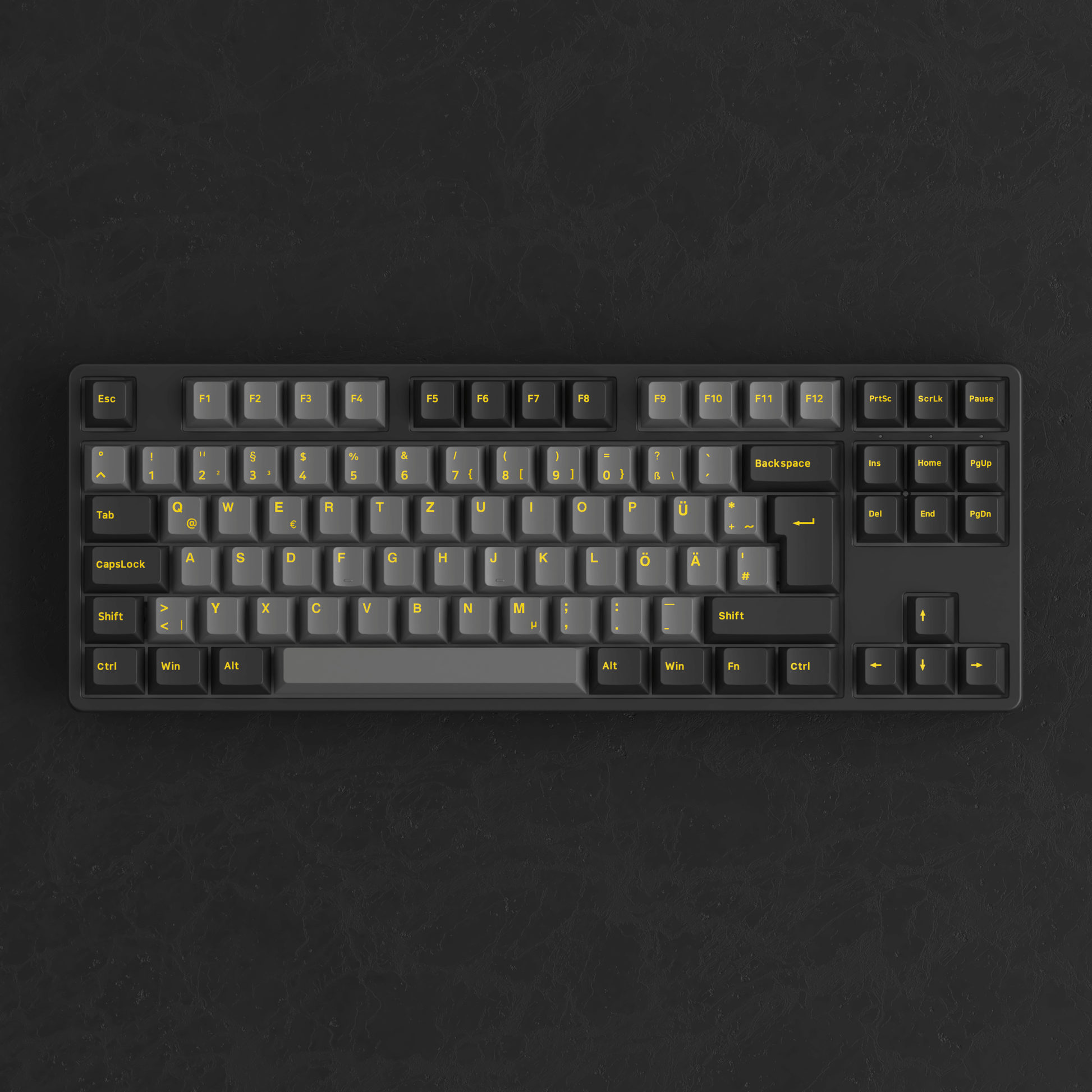 Akko Black & Gold 5087S ISO DE Keyboard