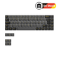 Black & Gold ISO Nordic Tastenkappen Set (76-Tasten)
