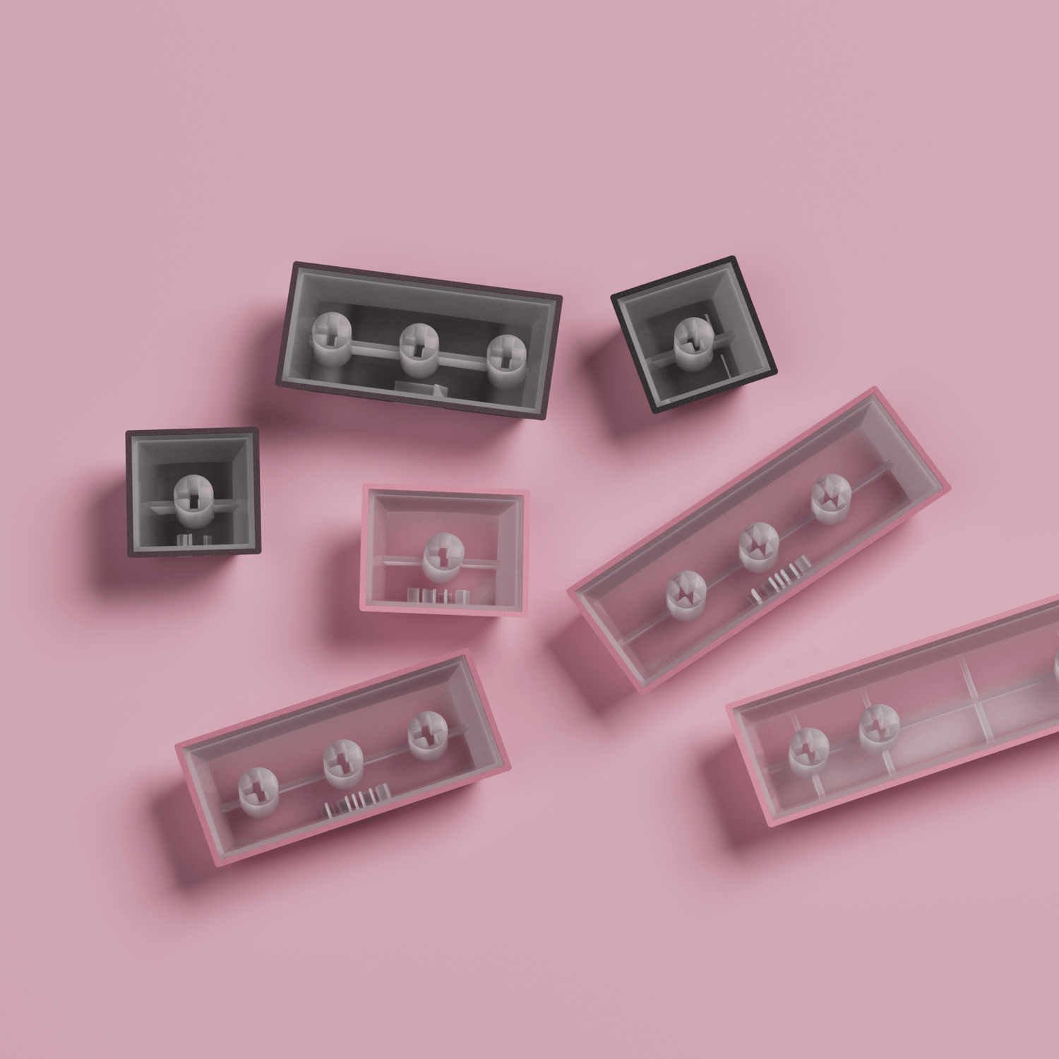 Akko Black & Pink Gradient Keycap Set MX Switch