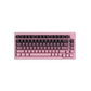 Black & Pink Gradient Keycap Set Install on the 75% Keyboard