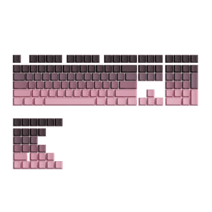 Black & Pink Gradient Keycap Set (135-Key)