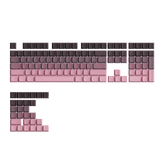 Black & Pink Gradient Keycap Set (135-Key)