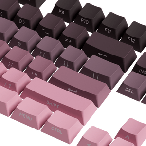 Black & Pink Gradient Keycap Set Key Details