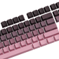 Black & Pink Gradient Keycap Set Key Side Details