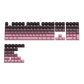 Black & Pink Gradient Keycap Set Front View