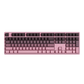 Black & Pink Gradient Keycap Set Install on the Full Size Keyboard