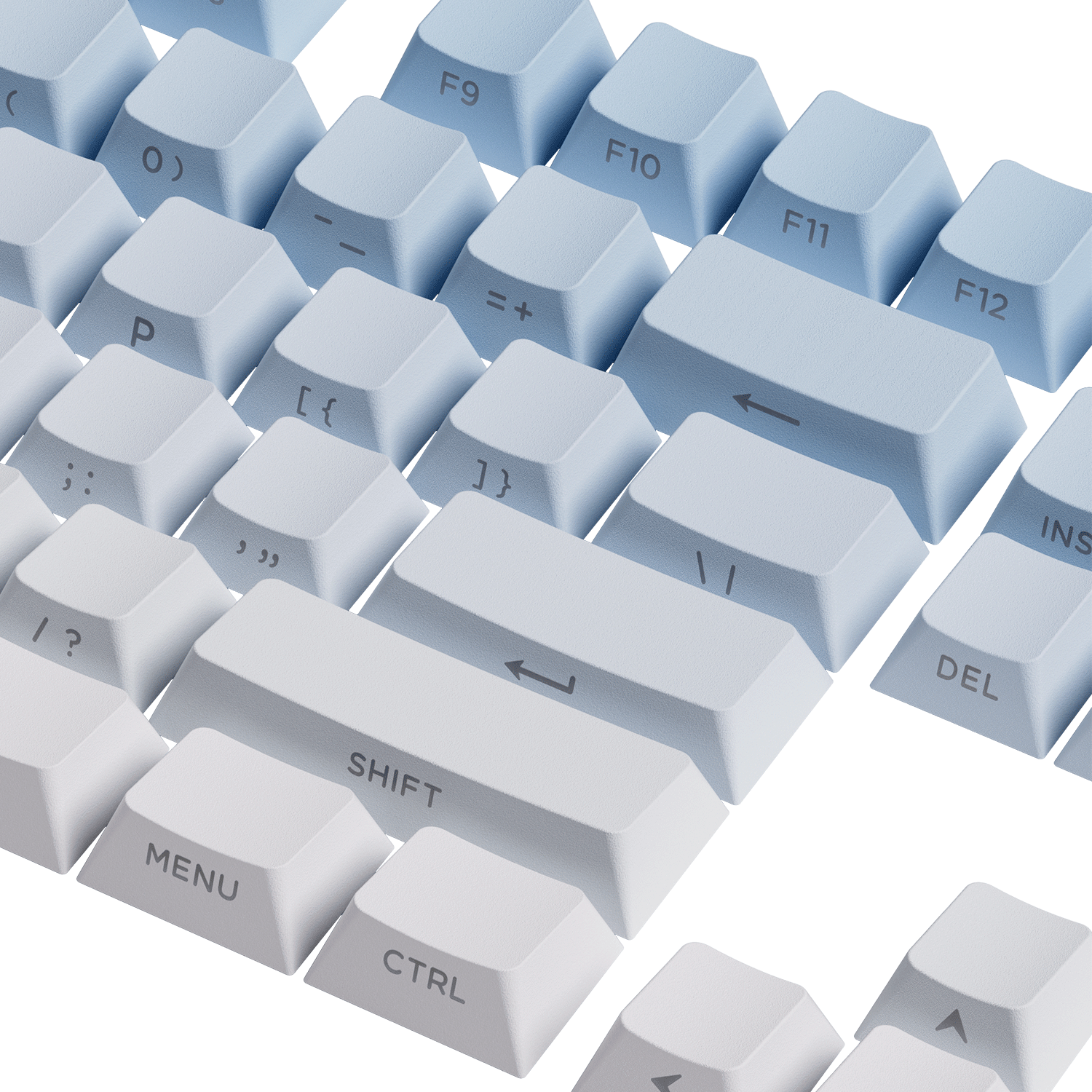 Akko Blue Gradient Keycap Set Details