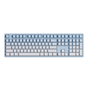 Akko Blue Gradient Keycap Set install on the full size keyboard