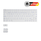 Blue on White ISO Nordic Keycap Set (91 Keys) 