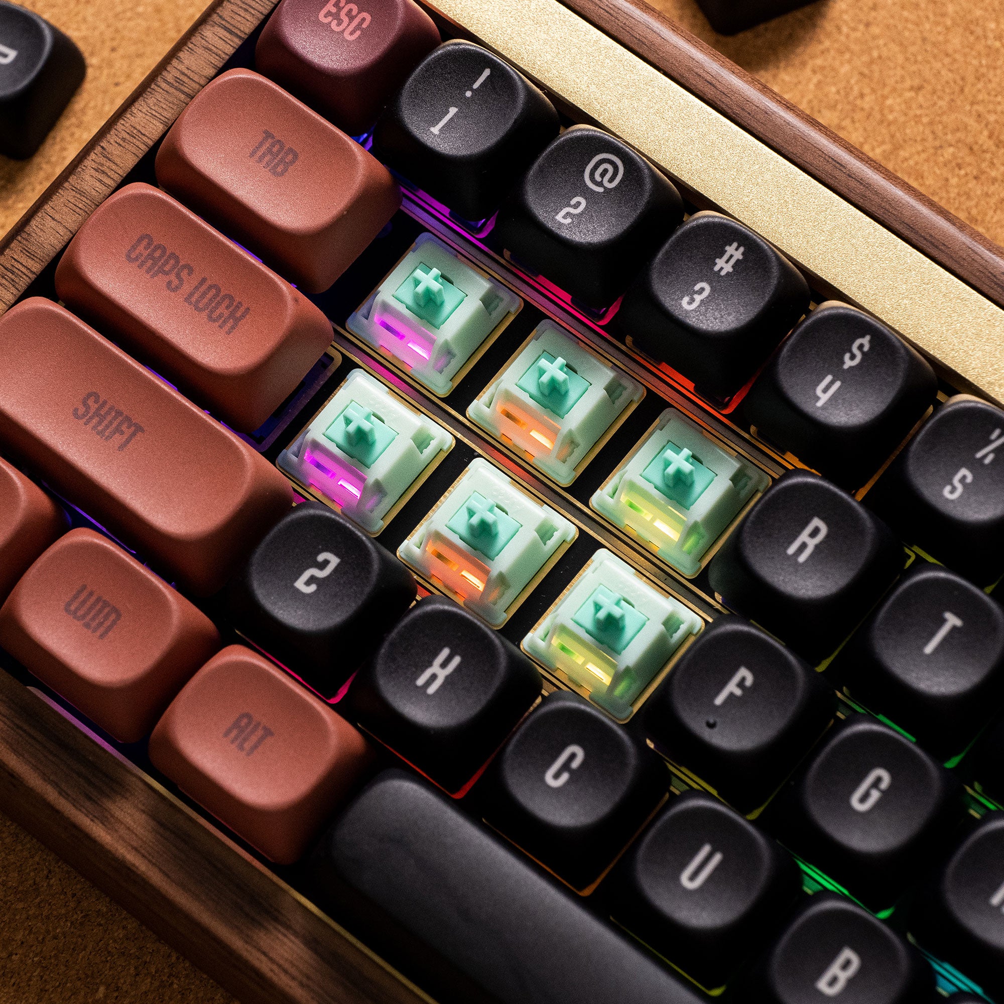 Akko MU01 　Akko Botany Switch Akko MU01 Mechanical Wooden Keyboard – Elegance Meets Technology