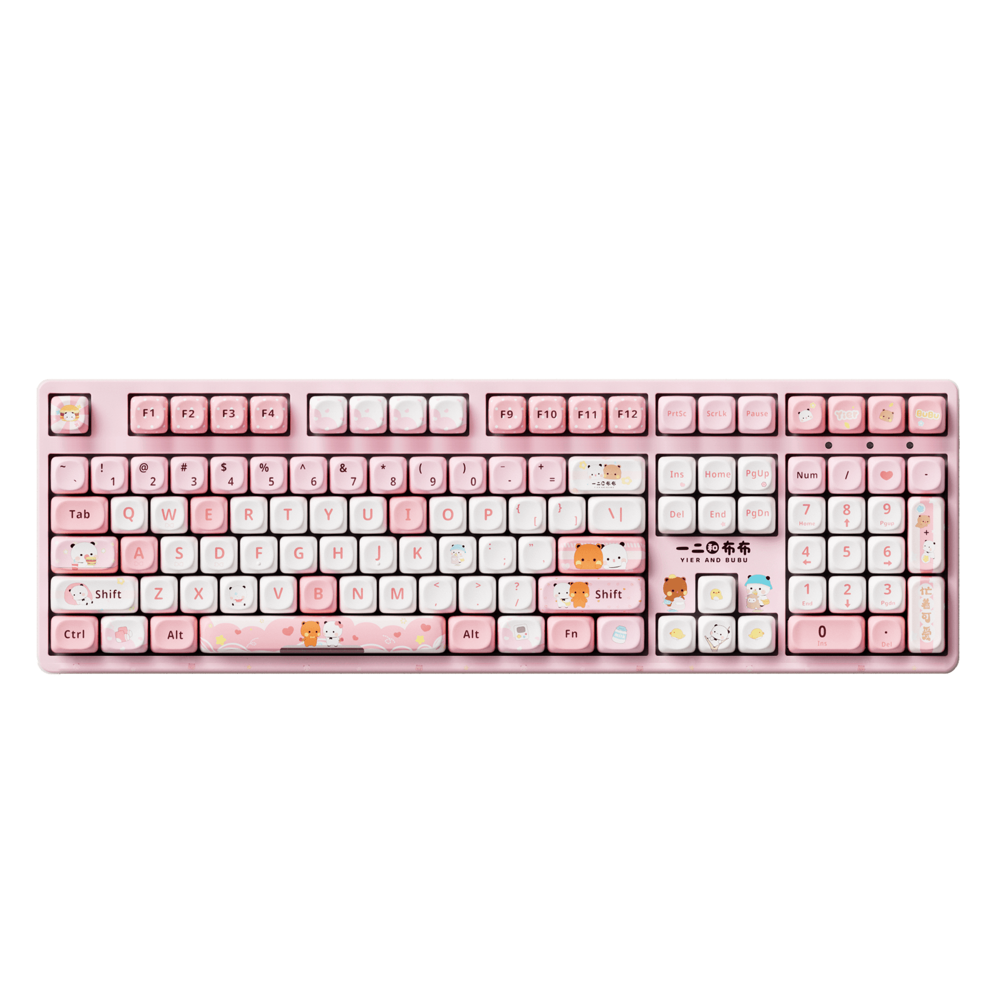 Akko Dudu and Bubu 3108V3 Pink Keyboard