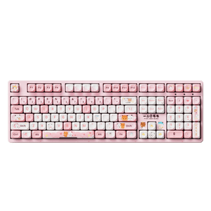 Akko Dudu and Bubu 3108V3 Pink Keyboard