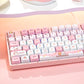 Akko Dudu and Bubu 3108V3 Pink Full Size Keyboard Left Details