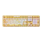 Akko Dudu and Bubu 5108B Yellow Full Size Keyboards